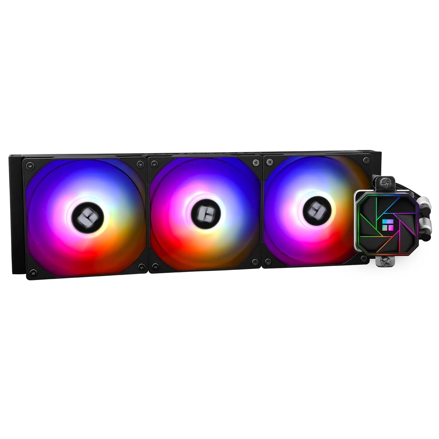 Thermalright Aqua Elite 360 Black V3 ARGB Liquid CPU Cooler – High-Performance 360mm AIO with 3× TL-C12B-S V2 PWM Fans, Intel LGA1700 / AMD AM4 & AM5 Compatible